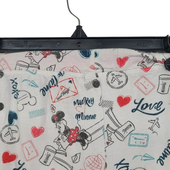 Disney Women's Pajama Set White  with graphics Size M - Picture 15 of 15